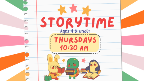 Storytime Fort Gibson Library Thursdays