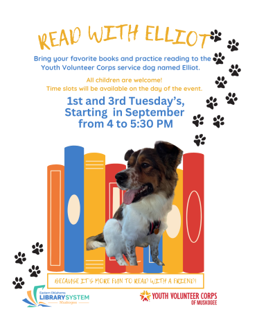 Read with Elliot at The Muskogee Public Library
