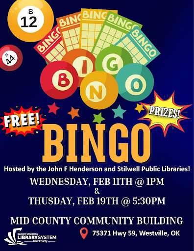 Bingo @ Mid County Community Building- Baron