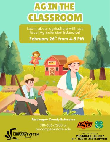 Kid's OSU Agriculture Class at Haskell Library