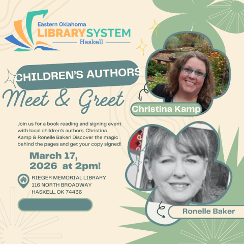Children's Authors Meet & Greet!