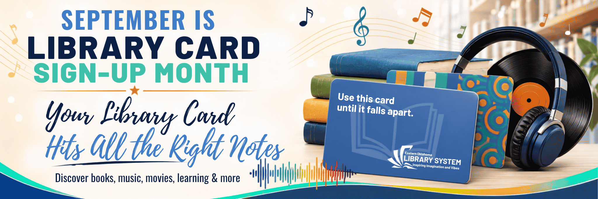 September is Library Card Sign-up Month!